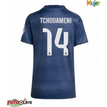 Camiseta Real Madrid Aurelien Tchouameni #14 Visitante Equipación para mujer 2025-26 manga corta